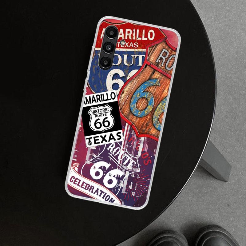 Чехол для телефона America Route 66 для Samsung Galaxy A17 A16 A26 A36 A56 A57 A37 A15 A25 A35 A55 A14 A24 A34 A54 A13 A23 A33 A53