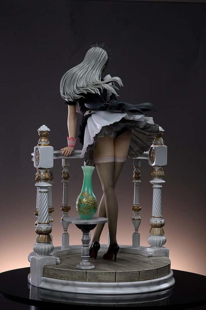 Kaitendo Holiday Maid Monica Tecia Scale Cold Cast Painted Complete Figure (Мраморный пьедестал) 1/4
