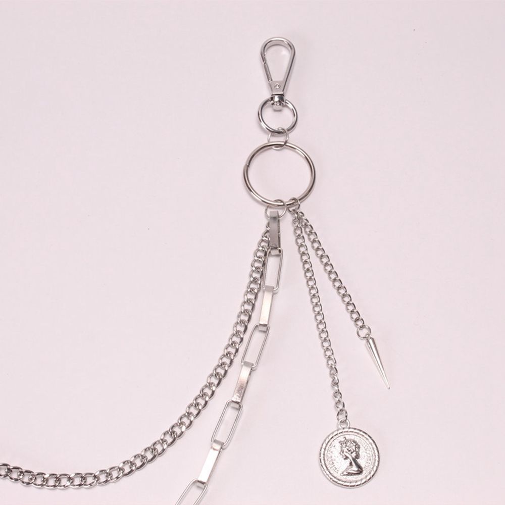 Star Jewelry Gift Heart Female Belt Chain Metal Waist Chain Punk Pants Chain Hollow Cross