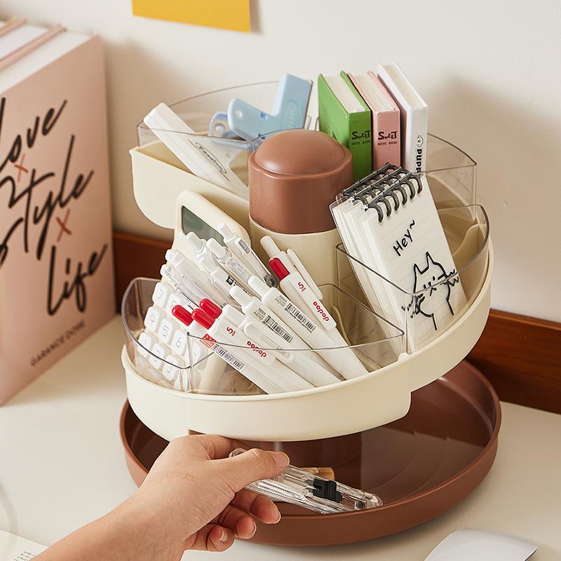 Multifunctional rotating hot pot dish preparation plate household kitchen dish preparation artifact