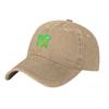 NOFX Green Logo Washed Cotton Baseball Cap Classic Fit Unstructured Streetwear Hat for Unisex Women