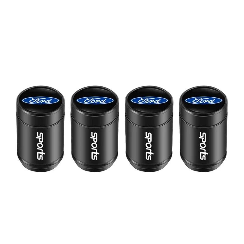 Car Sticker 2026 Ford New 2025 Hot Car Tire Valve Caps Metal Styling Tyre Air Stems Cover For Ford S MAX Ranger Focus Fiesta Mon
