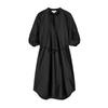 CS Summer Women's Cotton Button Placket Standard Mid Length Long Length Shirt Dress 1290475