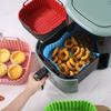 Silicone Air Tray Fryer Basket Square Reusable Silicone Pot for 7QT Air Fryer