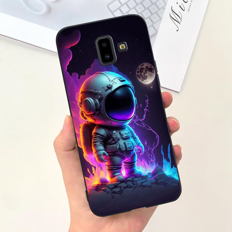 Чехол для Samsung Galaxy J6 Plus 2018 Samsung J6 (2018) J6+ J 6 J6Plus J610F J600G Милый Конфетный Цвет Мягкий Силиконовый Задний Чехол для Телефона