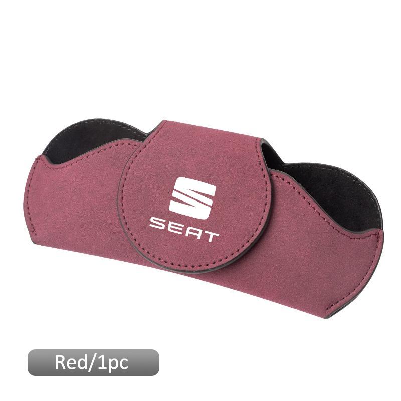ydsh2 Car Glasses Case Auto Sun Visor Glasses Holder Sunglasses Clip Accessories Storage For Seat FR Leon Ibiza Altea Exe 5f Mk2 Mk3