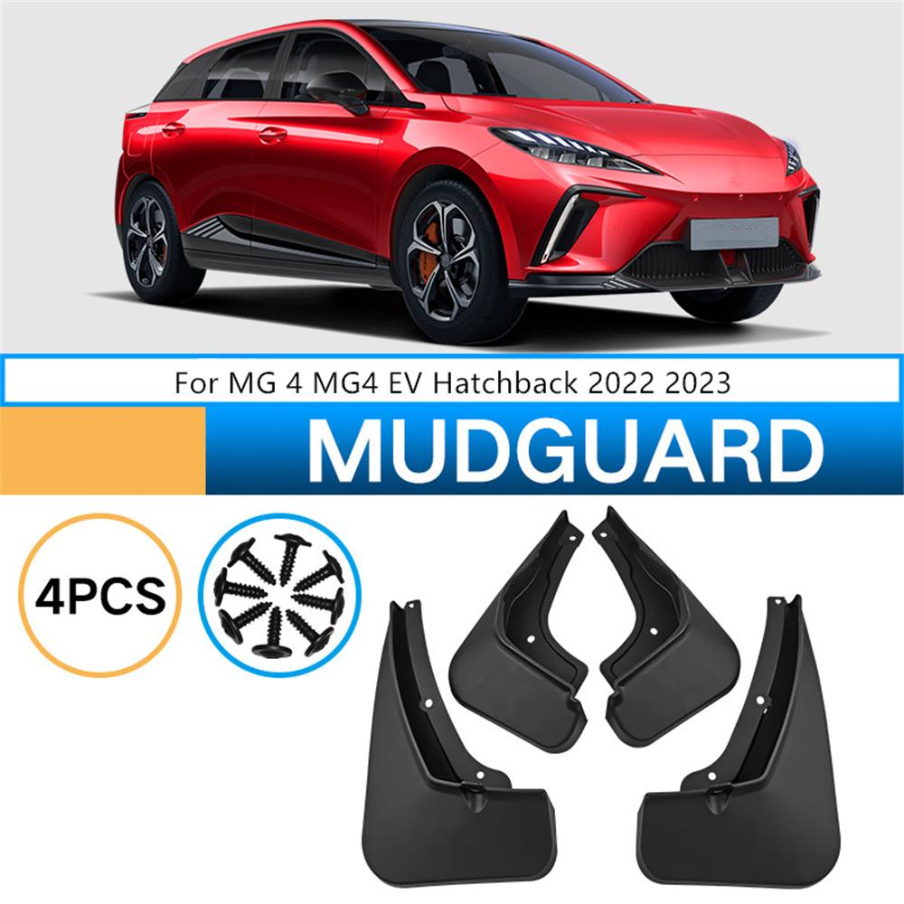 4Pcs Front Rear Mud Flaps Splash Guard Mudguards For 22-23 MG 4 MG4 EV Hatchback
