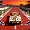 1 деревянный спортивный автомобиль-трансформер СДЕЛАЙ САМ, воображаемая 3D-головоломка, идеально подходит в качестве праздничного подарка или украшения для дома