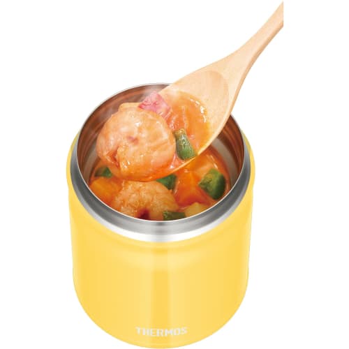 Thermos Термокружка для супа с вакуумной изоляцией 400 мл Желтая JBT-401 Y