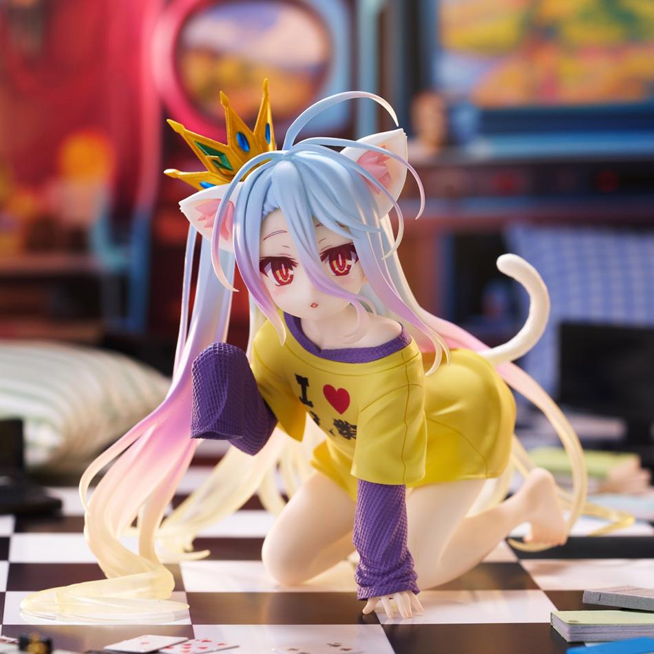 Новая 13СМ Аниме NGNL No Game No Life Фигурка Белая Аниме ПВХ Аниме Фигурки Экшн Модель Коллекция Украшение Аниме Модель Игрушка Подарок