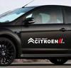 Car Sticker 2PCS Waterproof Car Logo Door Side Stickers Creative Body Decor Logo Decals for Citroen DS Series C2 C3 C4 C5 C6 C8 FL7