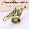 1pcs Aladdin Lamp Decoration European Vintage Home Decoration Russian Wishing Lamp Home  Living Room Metal Decoration Crafts