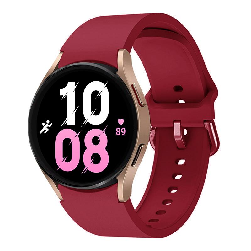 Оригинальный ремешок для Samsung Galaxy Watch 4/5/6 classic 47мм 43мм 44мм 40мм Силиконовый браслет без зазоров для Galaxy Watch 5 pro 45мм