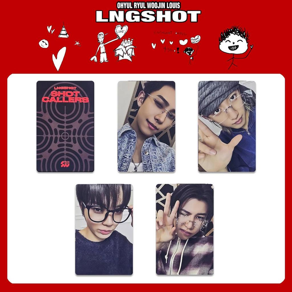 LNGSHOT Альбом с лобстерами Shot Callers Специальное издание Фотокарточки и Коллекция эксклюзивных карт