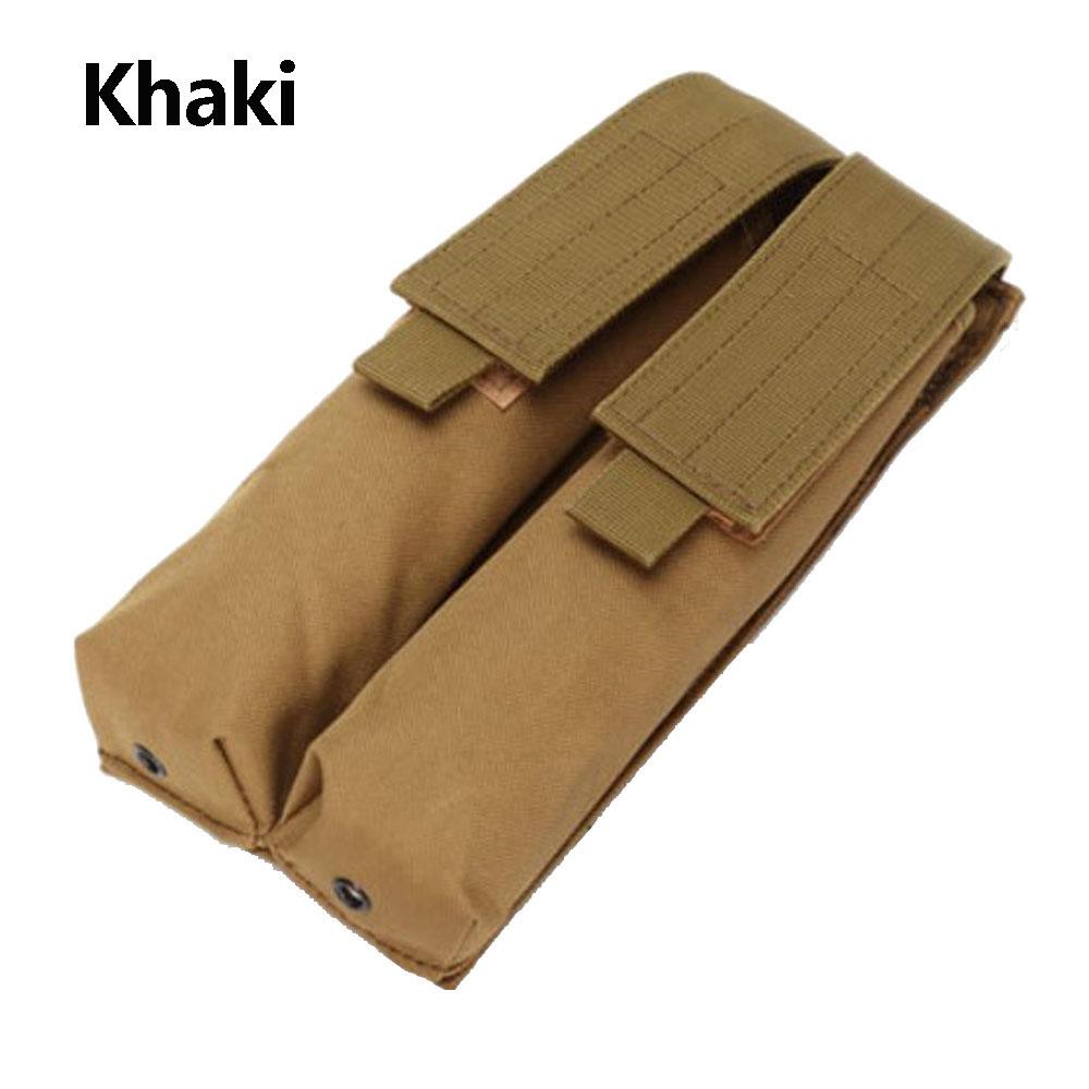 Сумка для магазинов Molle из нейлона 1000D, тактическая кобура для двух магазинов.