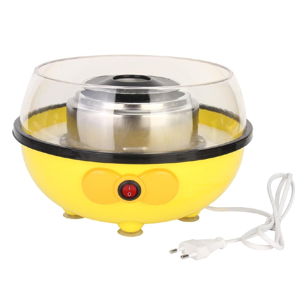 220V Electric Cotton Candy Machine with Measuring Spoon Bamboo Stick Floss Fluffy Sugar Children
