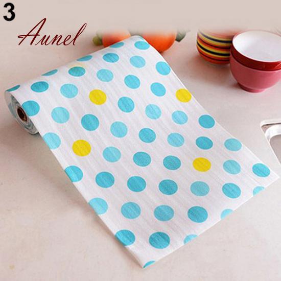 Бумажно-пленчастый коврик для полок холодильника или кухонных тумб