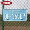 Номерной знак D Flat в стиле ретро для Северной Македонии, озеро Охрид, сувенир для путешествий по Балканам, ретро-декор для стены, алюминий
