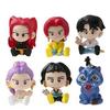 10-piece blind box  Q Version K-pop Action Figure PVC Toy Derpys Saja Boys Rumi Mira Zoey Sussy Figurine Doll For Fans Gift