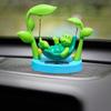 Car Turtle Ornament Solar Powered Dancing Turtle Ornament Cartoon Dashboard Decor Swinging Tortoise Figurine Funny Car Accessory