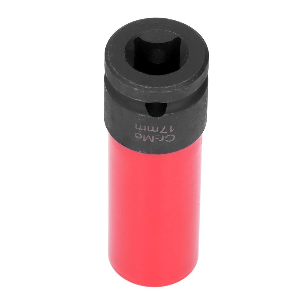 1/2 Inch Drive Wheel Lug Nut Sleeve 17mm Size Anti Theft Socket  Tire Maintenance Technicians