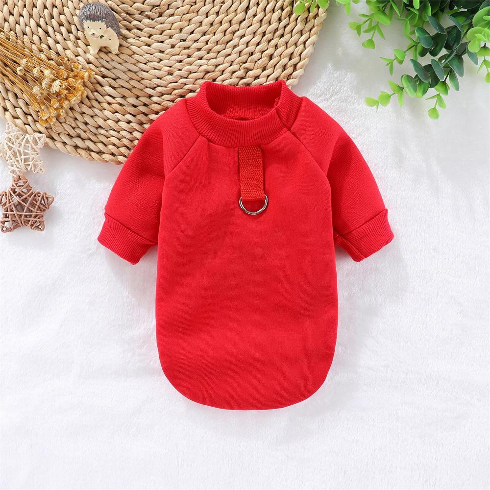 Флисовый свитер для домашних животных, двухфутовый, осенне-зимний, для щенков, собак, кошек, плюшевых игрушек Bigbear Traction, без шапки, одежда, принадлежности, одежда