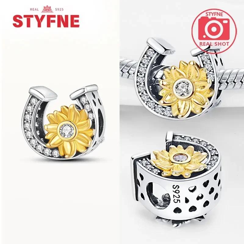 Медьоригинал Звездное небо Подсолнух Зеленое пшеничное поле Масляная живопись Подвески Бусины Для женщин DIY Изящные украшения Подарок