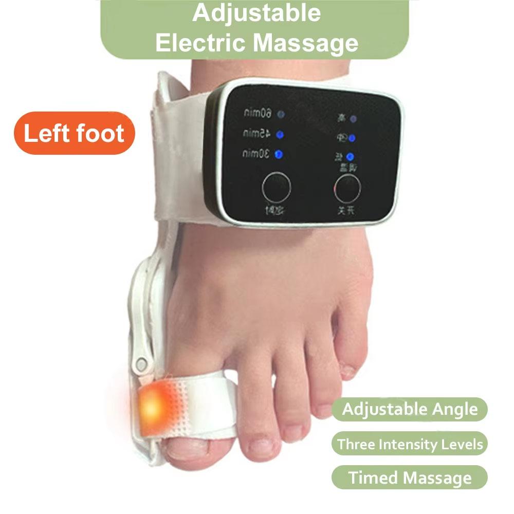 Вибрационный массажер Корректор косточки большого пальца стопы Унисекс Стопа Вальгусные скобы Разделитель пальцев ног Корректор пальцев ног Выпрямитель Регулируемый