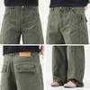 Mark Fairwhale Men's Loose Wide-Leg Cotton Casual Pants