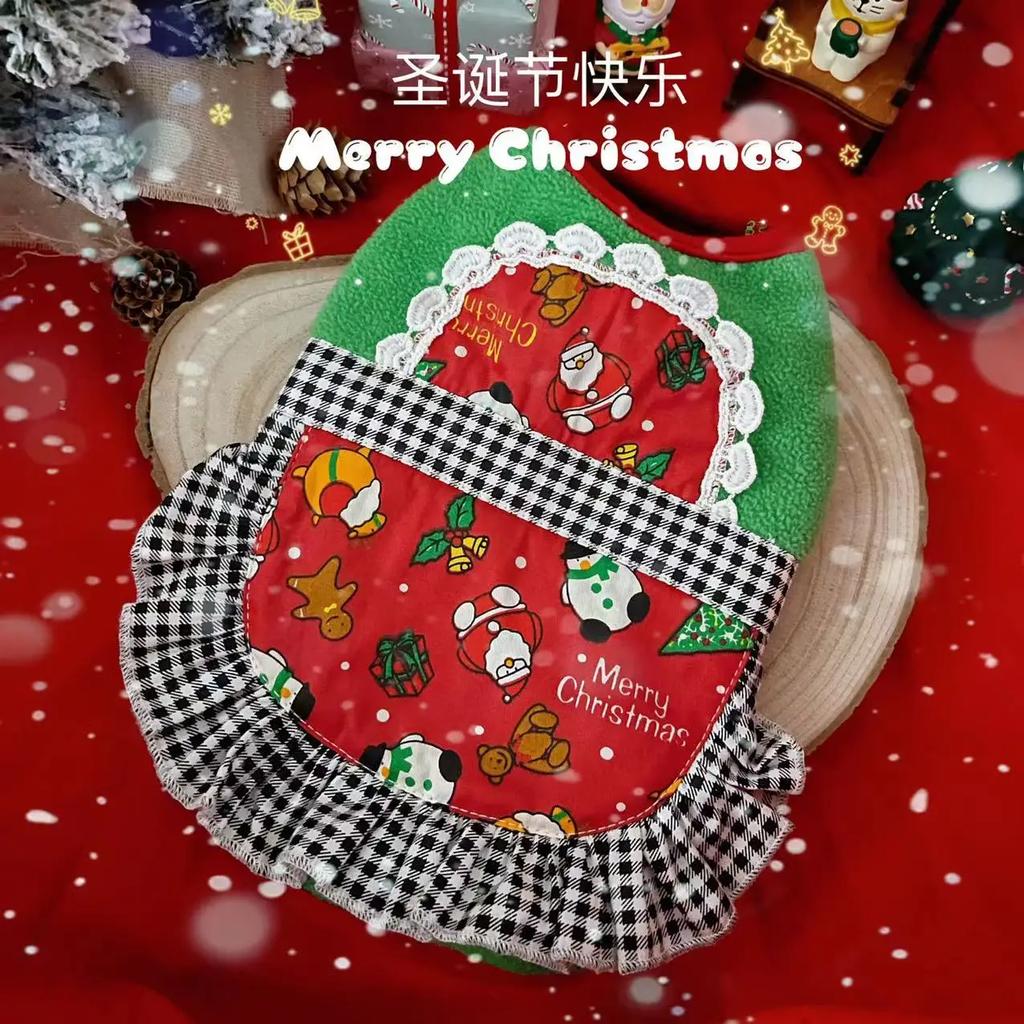 Одежда для домашних животных, плюшевая одежда для собак и кошек, осенне-зимнее плюшевое пальто, новогодний рождественский жилет, одежда для плюшевых мишек, одежда для собак маленьких собак