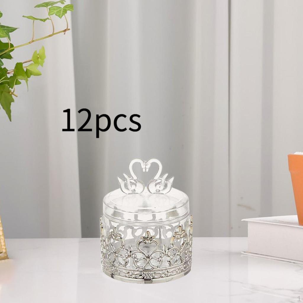12 штук коробки для хранения конфет коробки для угощений декоративный декор упаковочные контейнеры для фестиваля