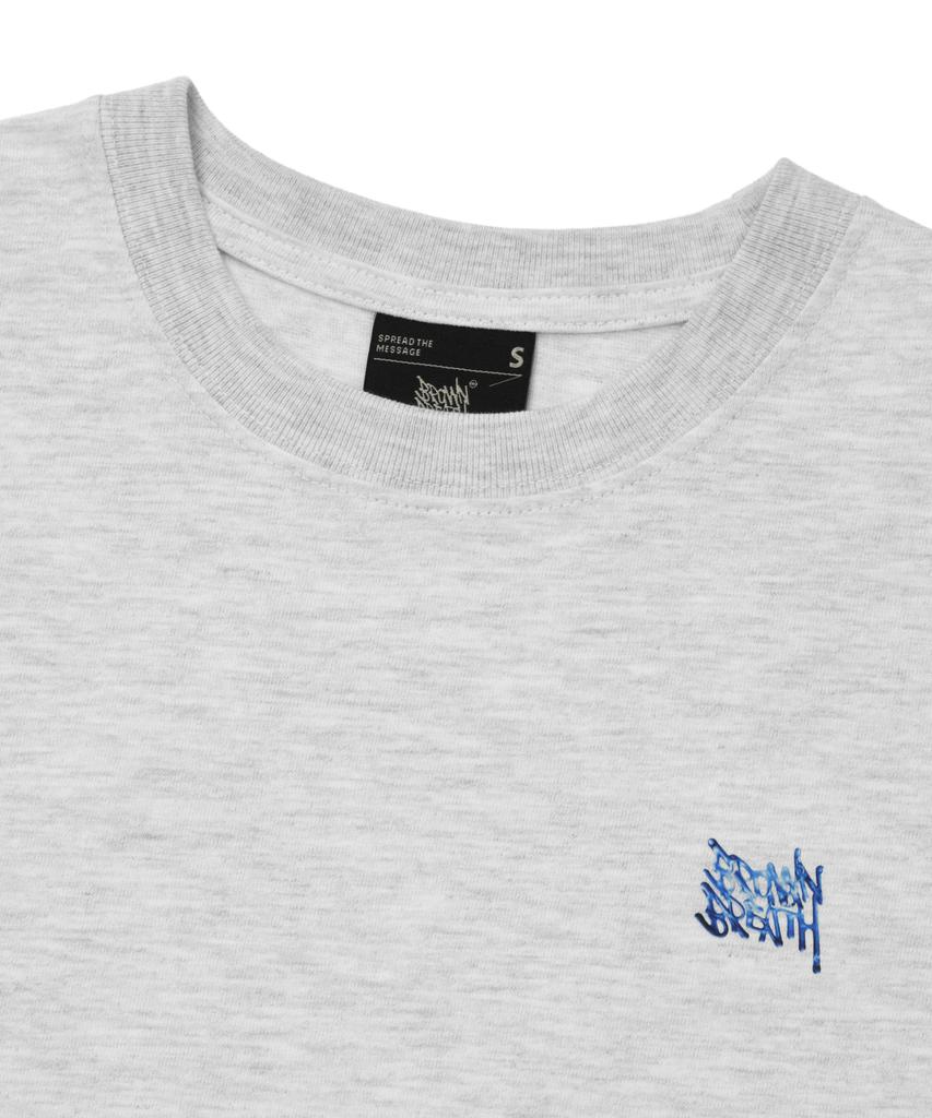Футболка с водными наклейками BROWNBREATH W - Пепельный