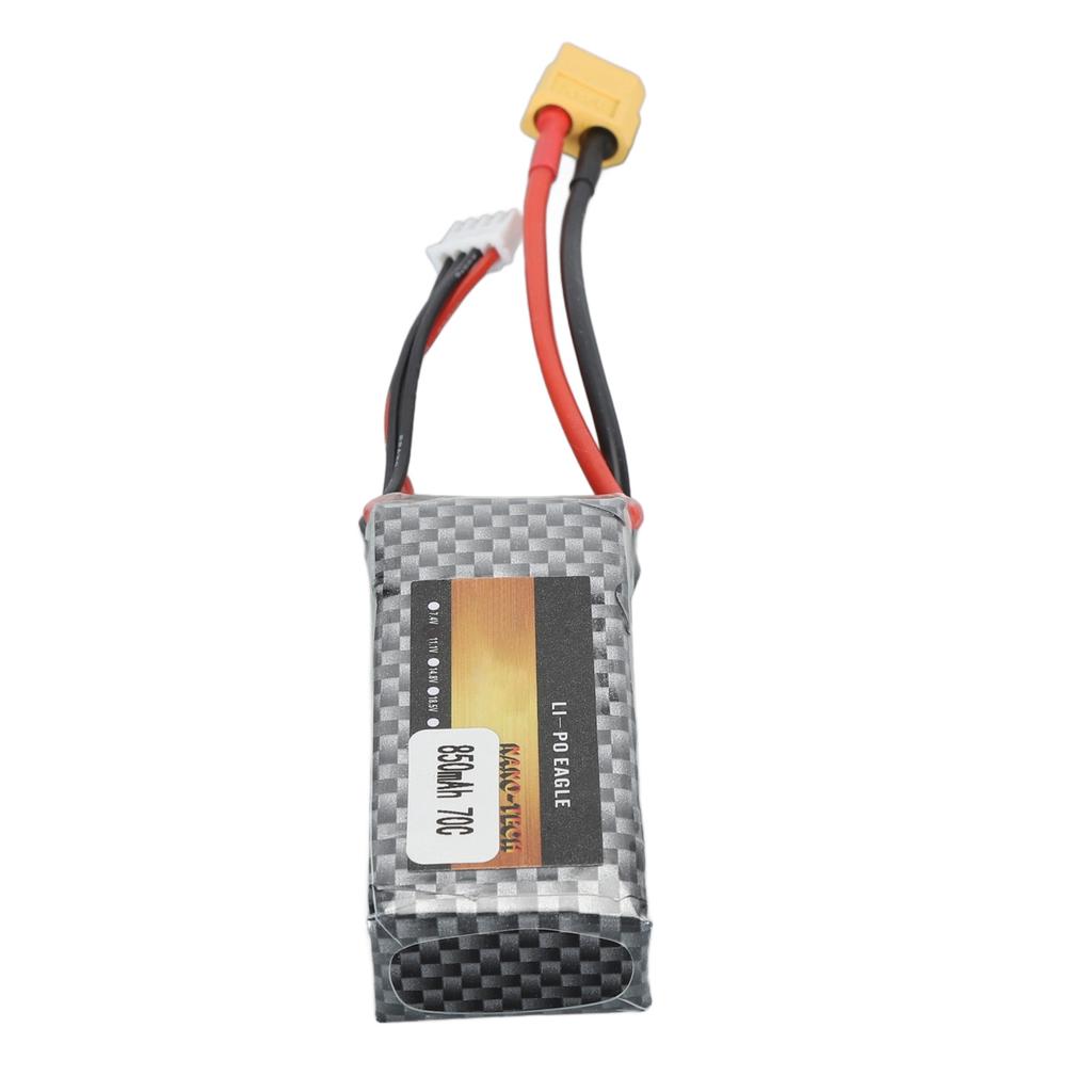 Drone Lithium Battery 11.1V 3S 850mah with XT60 Plug RC Remote Controlled Rechargeable for Quadcopte