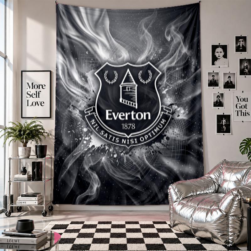Everton Football Wall Tapestry Home Decor Wall Hanging Cloth for Bedroom Living Room Background