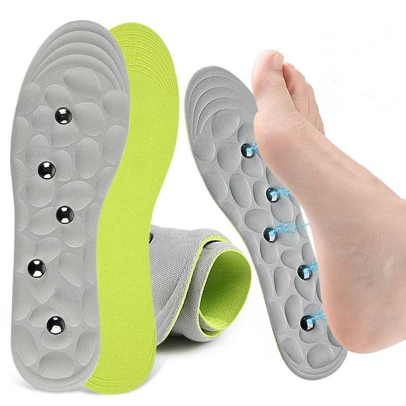 Magnetic Therapy Sports Insoles Massage Foot Weight Loss Slimming Acupressure Insole Anti-fatigue Health Care Shoe Pads
