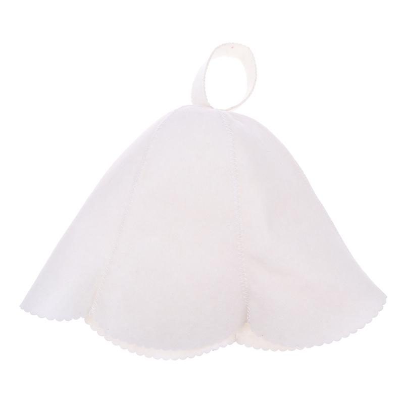 Felt Head Protection Bath Anti Heat Free Size Russian Style Shower Cap Sauna Hat