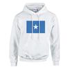 Sweat à capuche - PIXELFORMA - Drapeau de la Somalie - Белый - Длинные маншки - Col capuche