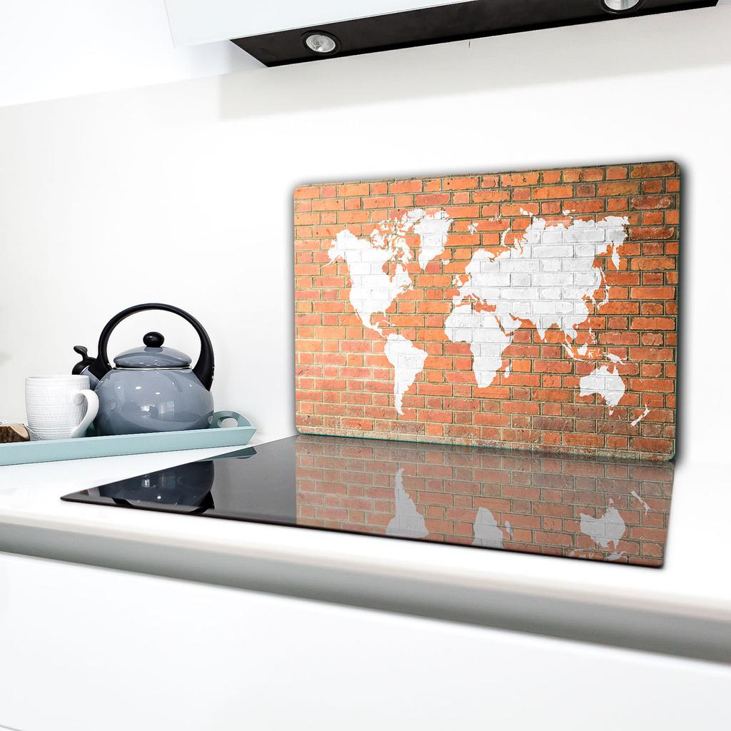 GLASS PROTECTIVE PLATE FOR STOVE 80x52 MAP