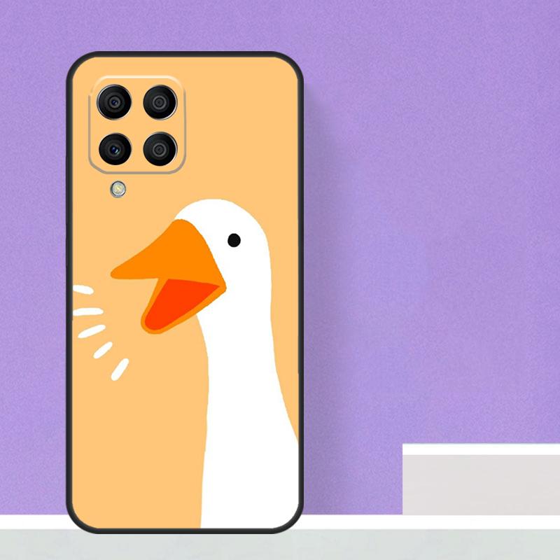 Cartoon Funny Goose Case For Samsung Galaxy M14 M34 M54 M31 M11 M13 M53 M51 M12 M32 M52 M16 M36 M56 M15 M35 M55
