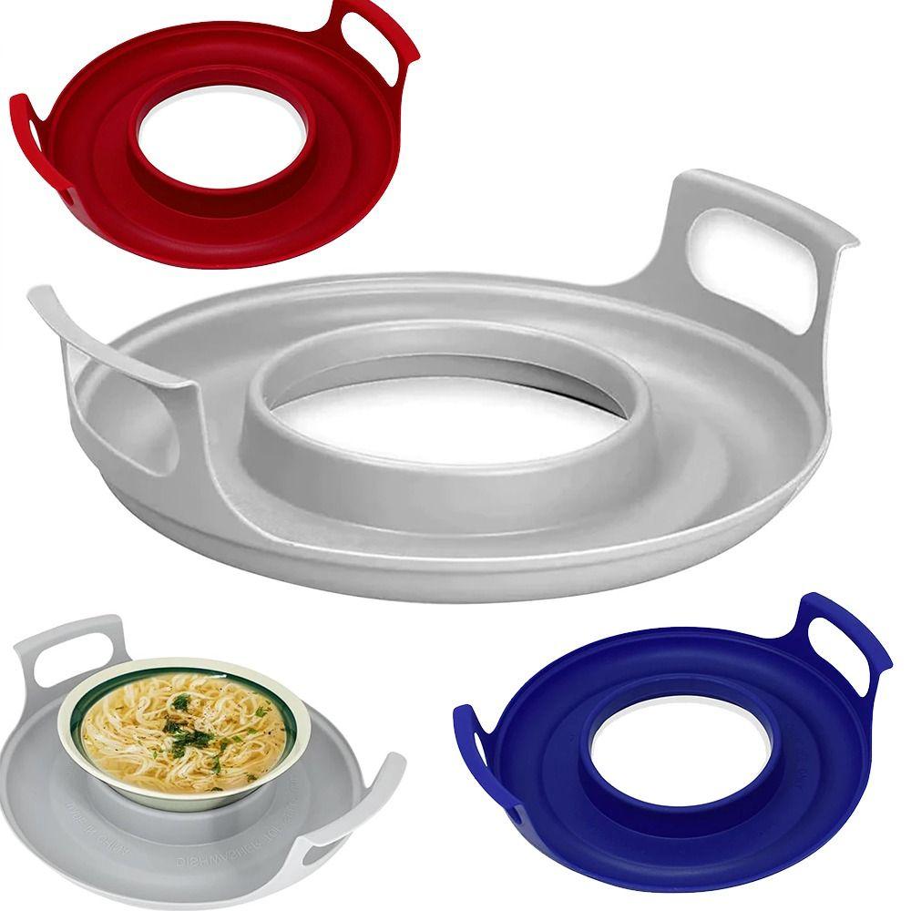 Anti-deformed Microwave Plate Tray Home Cooking Supplies Microwave Cool New Steam Holder