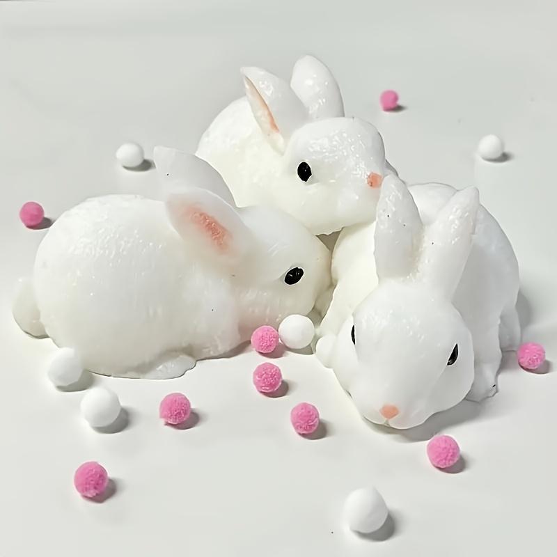 Festive Rabbit Squeeze Toy, Adorable Desktop Decor, Relaxing Stress Relief for Holiday Gifts & Party Favors