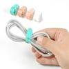 4/8PCS Soft Headphones Storage Holder Cable Winder USB Wire Tie Cord Clip Earphone Cable Ptotector