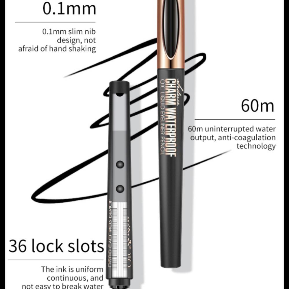 Тушь для ресниц QIC Plumb 4D, набор подводок для глаз 2 в 1, версия водостойких натуральных локонов и косметического макияжа