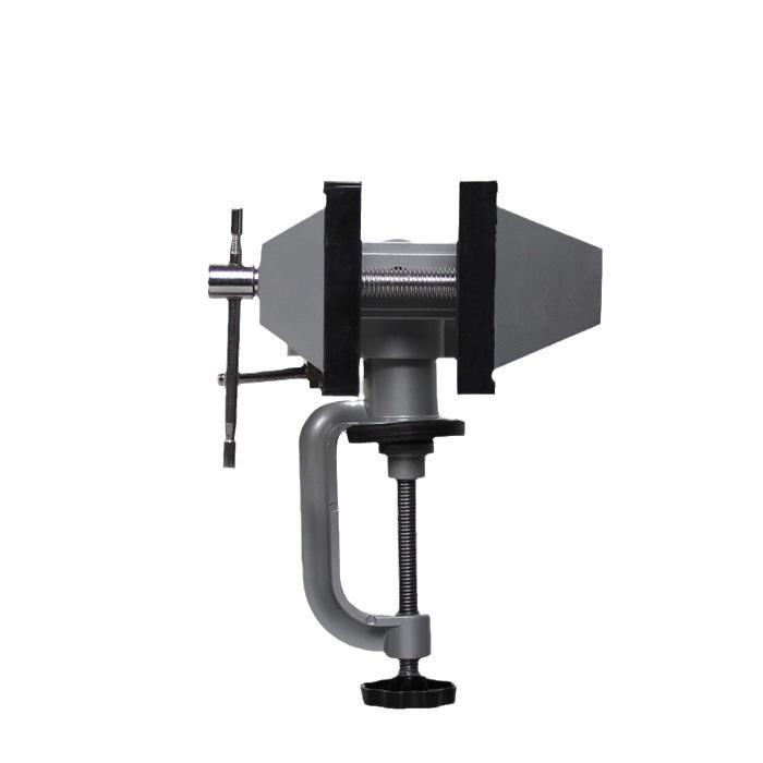 Universal DIY 360° Rotating Aluminum Alloy Table Vise with Flat Nose Pliers