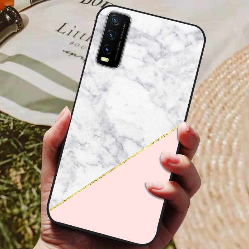 Чехол для Vivo Y11S Силиконовый Мягкий ТПУ Чехол для Телефона Для Vivo Y12s V2027 Чехол Мультяшный Чехол Защитный Бампер Для Vivo V2032 Y11s