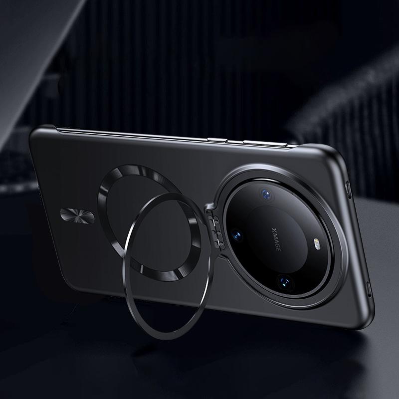 Ультратонкий магнитный чехол-подставка для Huawei Pura80 Pura70 P80 P70 Mate 70 60 Pro Plus Для Magsafe Безрамочная защитная крышка