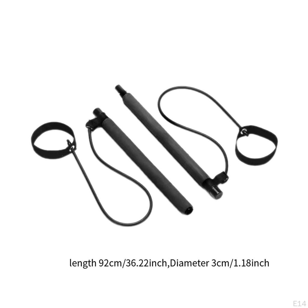 Секция пилатес-бара с эспандерами для домашнего фитнеса