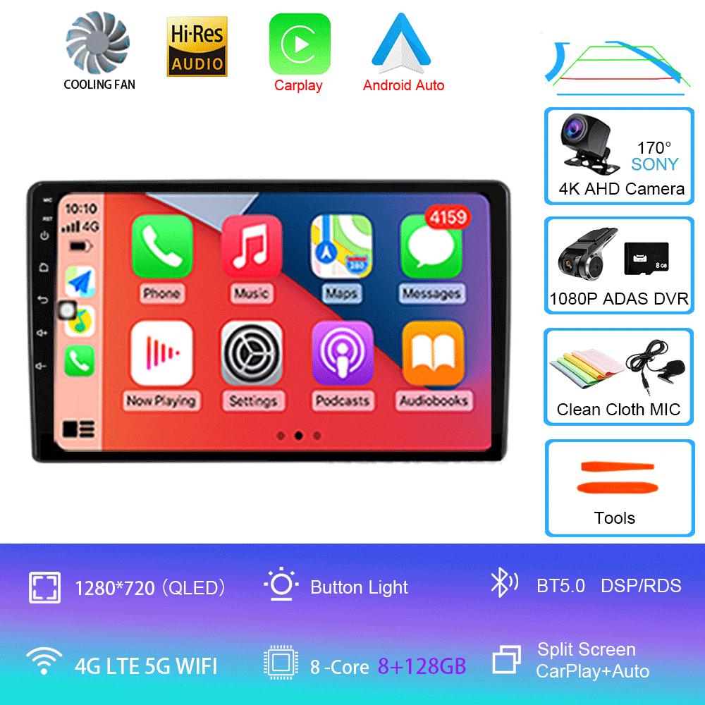 Автомобильный радиоприемник Android 14 для Fiat Ducato 3 2006-2022, для Peugeot Boxer 2 2006-2022, для Citroen Jumper 2 2006-2022, мультимедийная стереосистема