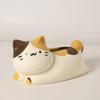 Cute Cat Tissue Box Ceramic Paper Storage Holder Home Storage Supplies Napkin Organizer  Gift