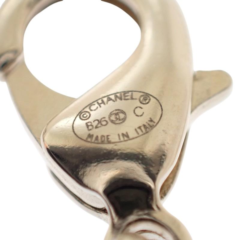 CHANEL  ABG722B22896 Necklace Champagne Gold metal/leather Women